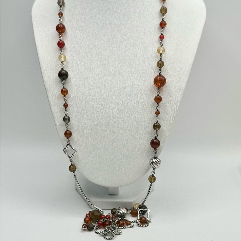 David Yurman Elements Multistone Bead Necklace - image 3